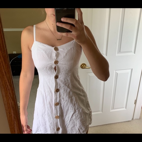 Urban Outfitters XS Button Dress - Picture 1 of 4